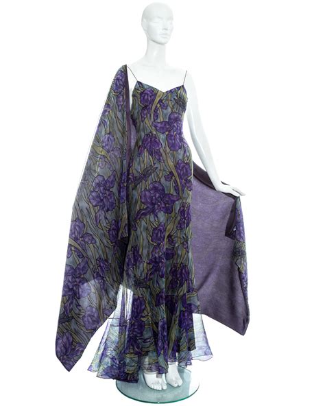 dior purple silk brocade slip dress|Christian Dior by John Galliano purple silk organza evening .